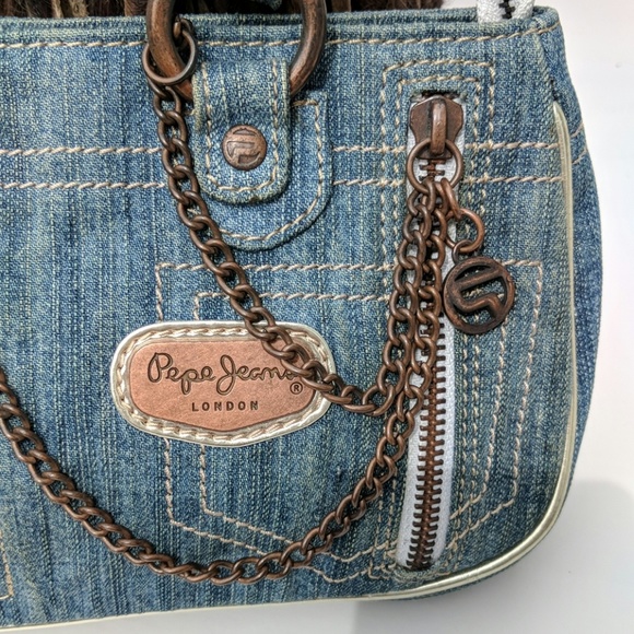 Pepe Jeans Bags Pepe Jeans London Denim Clutch Bag Poshmark